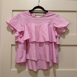 Gianni Bini Light Pink Layered Blouse